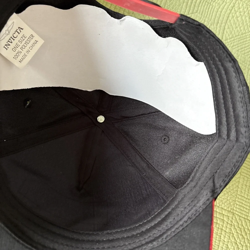 Invicta Gear Limited 1837 Baseball Hat (IG0301) Black Red New
